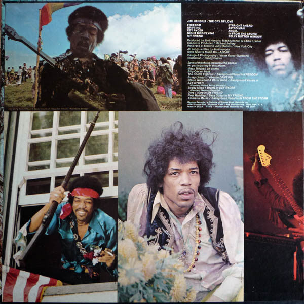 Jimi Hendrix : The Cry Of Love (LP,Album,Stereo)