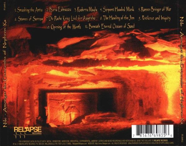 Nile (2) : Amongst The Catacombs Of Nephren-Ka (Album)