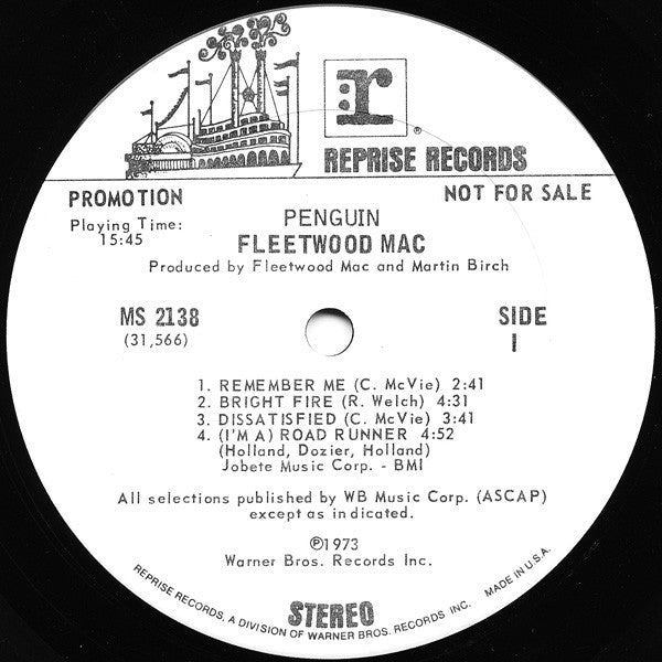 Fleetwood Mac : Penguin (LP,Album,Promo,Stereo)