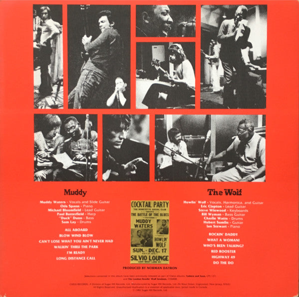 Muddy Waters & Howlin' Wolf : Muddy & The Wolf (LP,Compilation,Stereo)