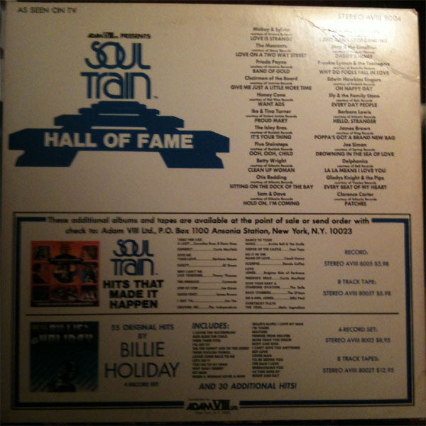 Various : Soul Train Hall Of Fame (LP,Compilation)