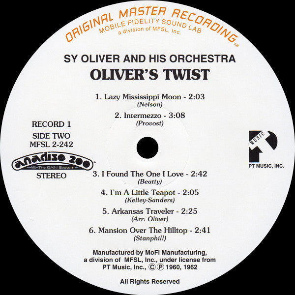 Sy Oliver And His Orchestra : Oliver's Twist & Easy Walker (LP,Compilation,Remastered)