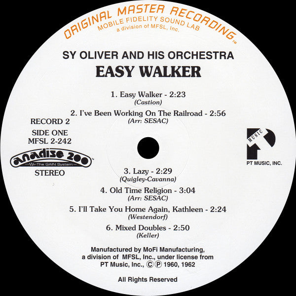 Sy Oliver And His Orchestra : Oliver's Twist & Easy Walker (LP,Compilation,Remastered)