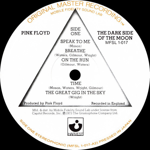 Pink Floyd : The Dark Side Of The Moon (LP,Album,Limited Edition,Reissue,Remastered,Stereo)