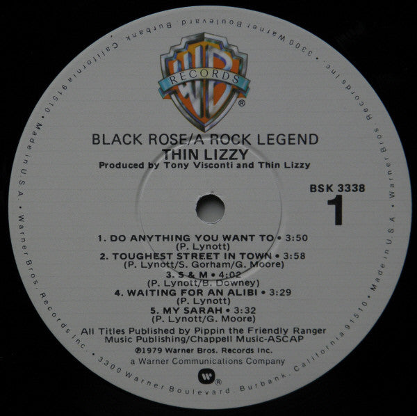 Thin Lizzy : Black Rose (A Rock Legend) (LP,Album)