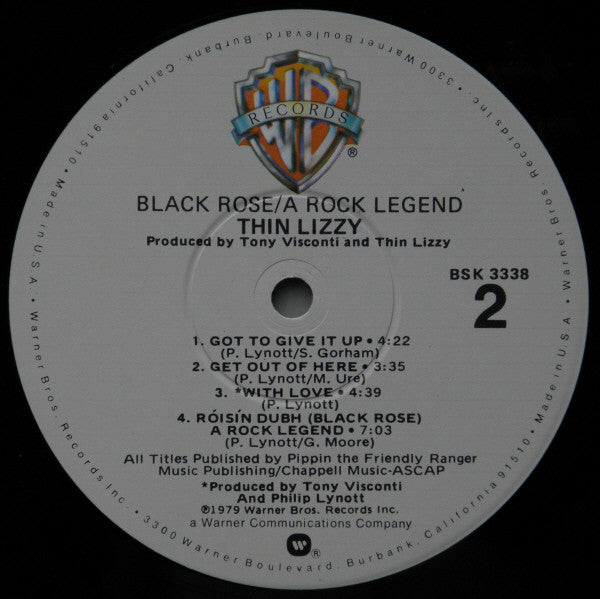 Thin Lizzy : Black Rose (A Rock Legend) (LP,Album)