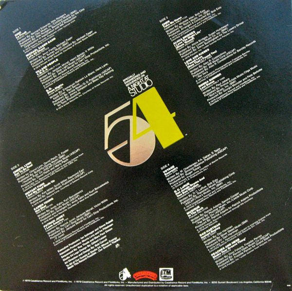 Various : A Night At Studio 54 (LP,Compilation,Mixed)