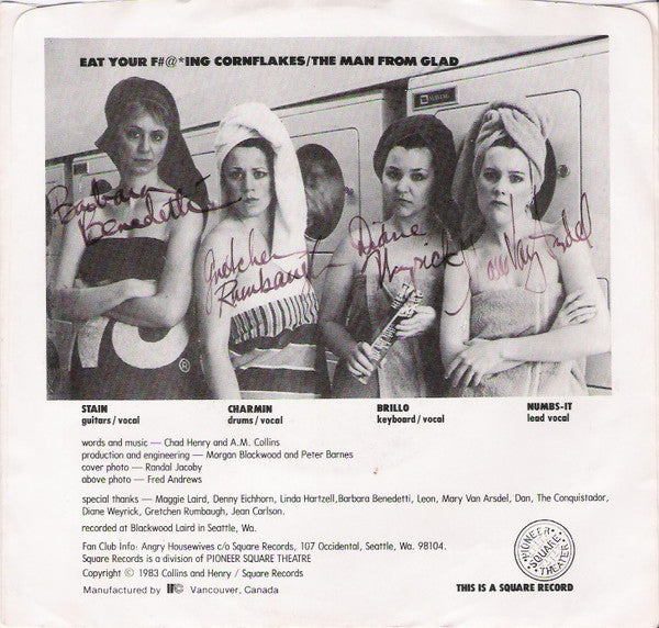 Angry Housewives : Eat Your F#@*ing Cornflakes / The Man From Glad ()