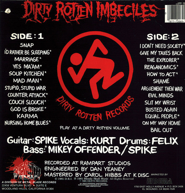 Dirty Rotten Imbeciles : Dealing With It! (LP,Album)