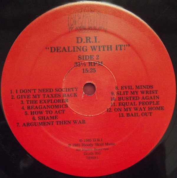 Dirty Rotten Imbeciles : Dealing With It! (LP,Album)