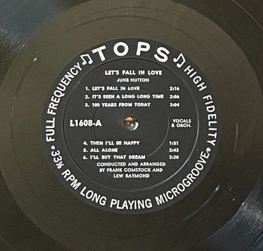 June Hutton : Let's Fall In Love (LP,Album,Mono)