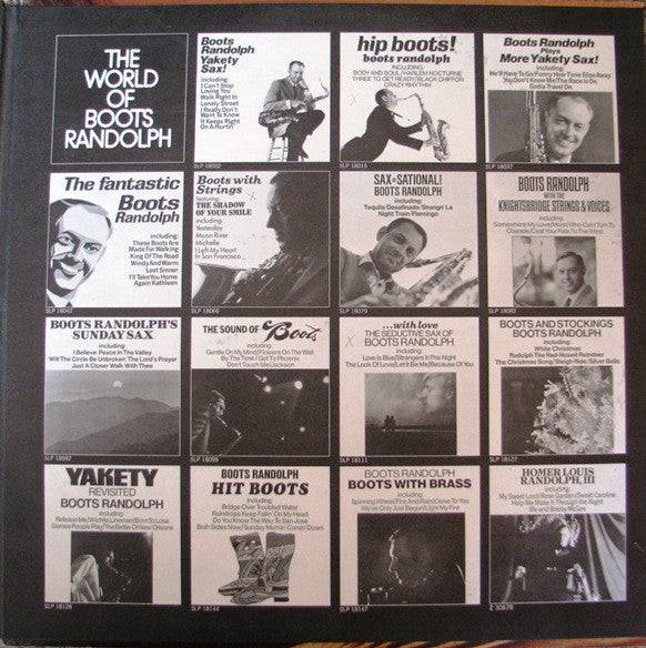 Boots Randolph : The World Of Boots Randolph (LP,Compilation)
