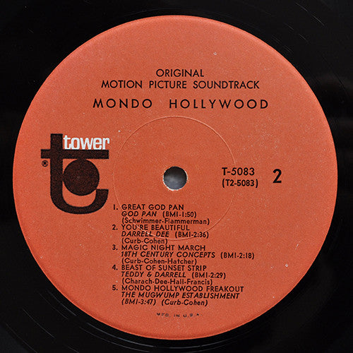 Various : Mondo Hollywood (LP,Album,Mono)