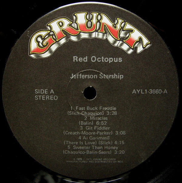 Jefferson Starship : Red Octopus (LP,Album,Reissue)