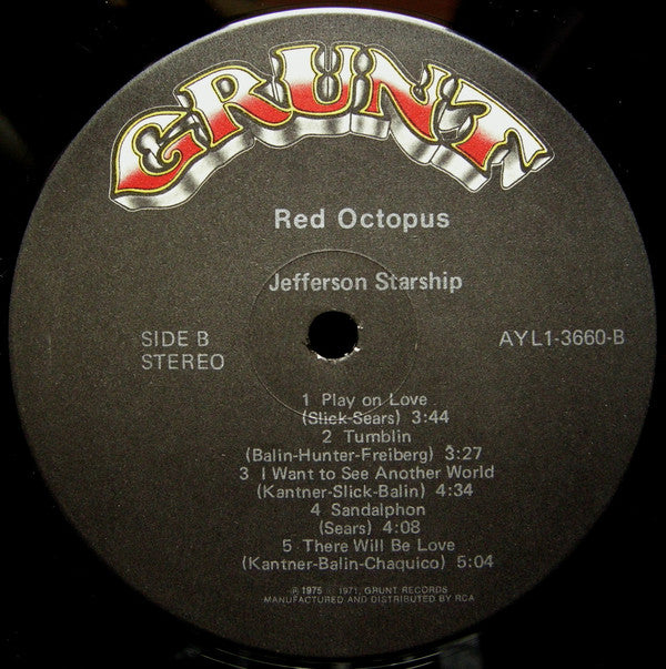 Jefferson Starship : Red Octopus (LP,Album,Reissue)