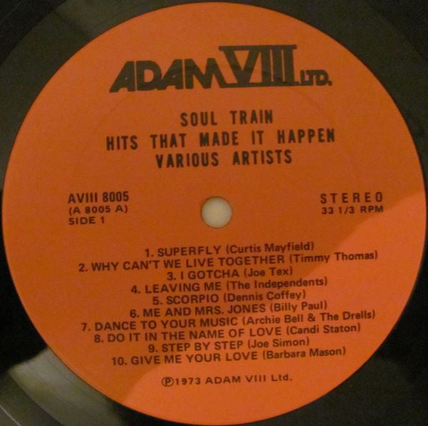 Various : Soul Train Hits That Made It Happen (LP,Compilation)