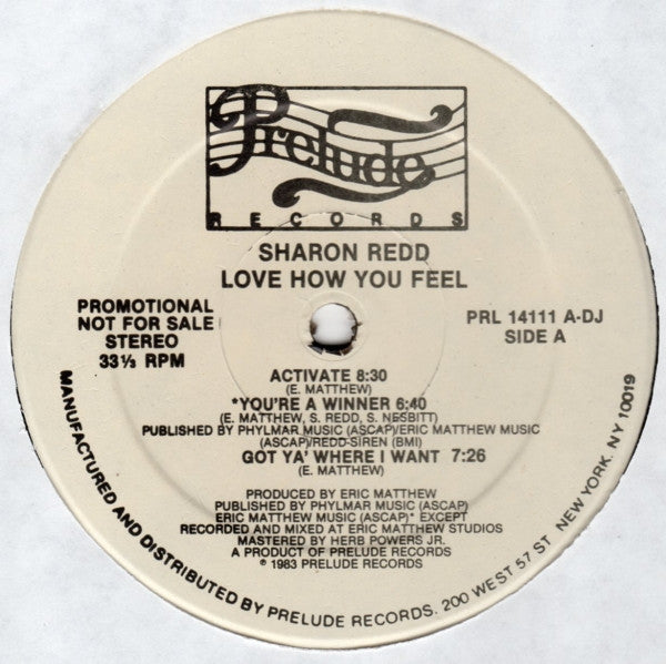 Sharon Redd : Love How You Feel (LP,Album,Promo)