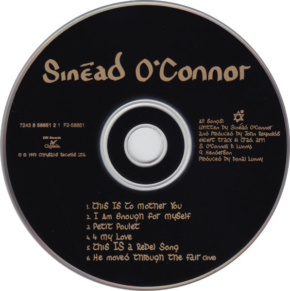 Sinéad O'Connor : Gospel Oak EP (EP)