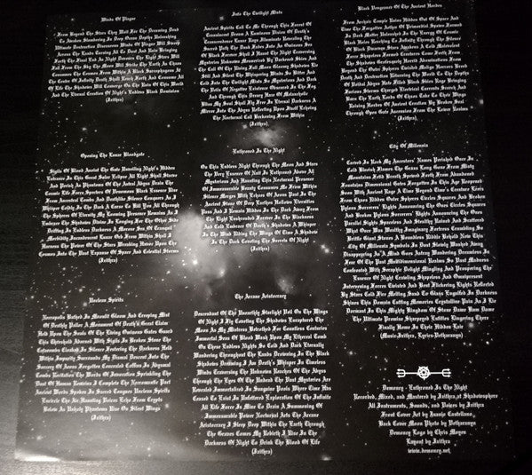 Demoncy : Enthroned Is The Night (LP,Album)