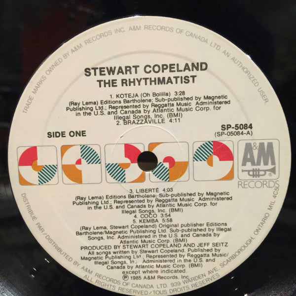 Stewart Copeland : The Rhythmatist (LP,Album)