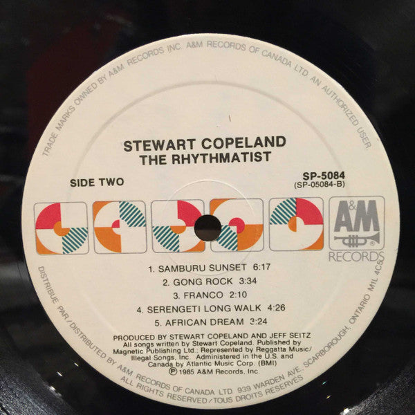 Stewart Copeland : The Rhythmatist (LP,Album)