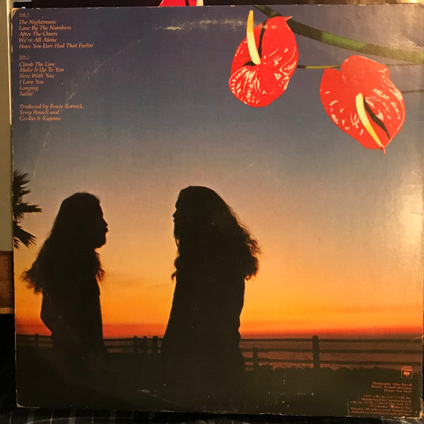 Cecilio & Kapono : Night Music (LP,Album,Promo)