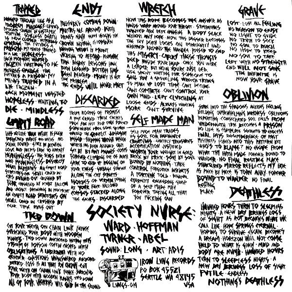 Society Nurse : Society Nurse (12",45 RPM,Limited Edition)