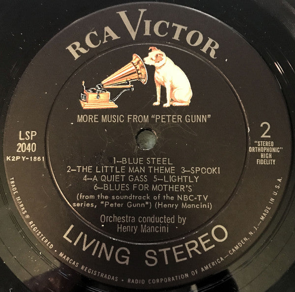 Henry Mancini : More Music From Peter Gunn (LP,Stereo,Album)