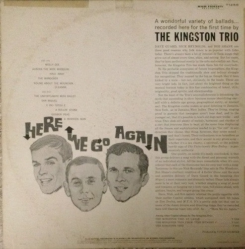 Kingston Trio : Here We Go Again! (LP,Album,Mono)