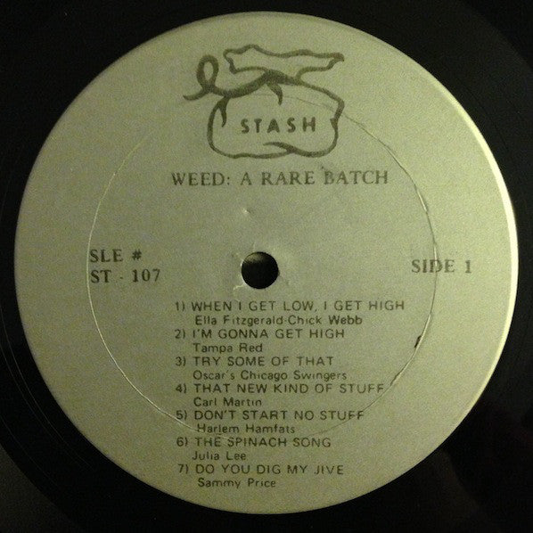 Various : Weed: A Rare Batch (Classic Jazz Vocals) (LP,Compilation)