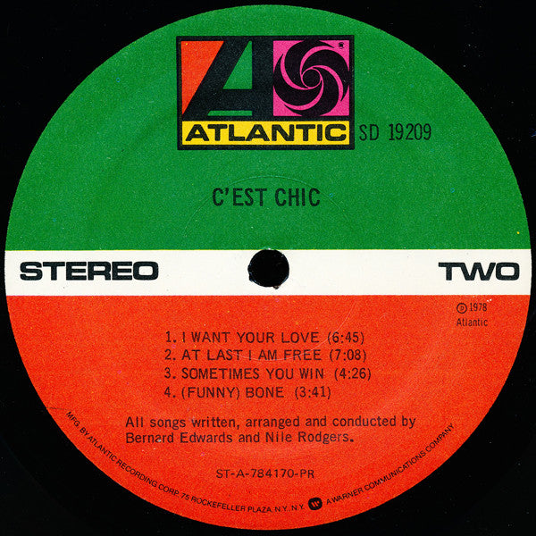 Chic : C'est Chic (LP,Album,Stereo)