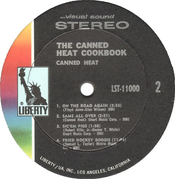Canned Heat : The Canned Heat Cook Book (The Best Of Canned Heat) (LP,Album,Compilation,Stereo)