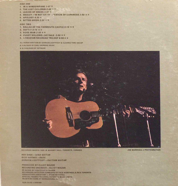 Gordon Lightfoot : Sunday Concert (LP,Album)
