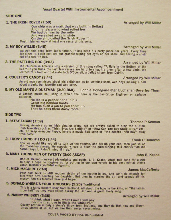 Irish Rovers, The : The First Of The Irish Rovers (LP,Album,Stereo)