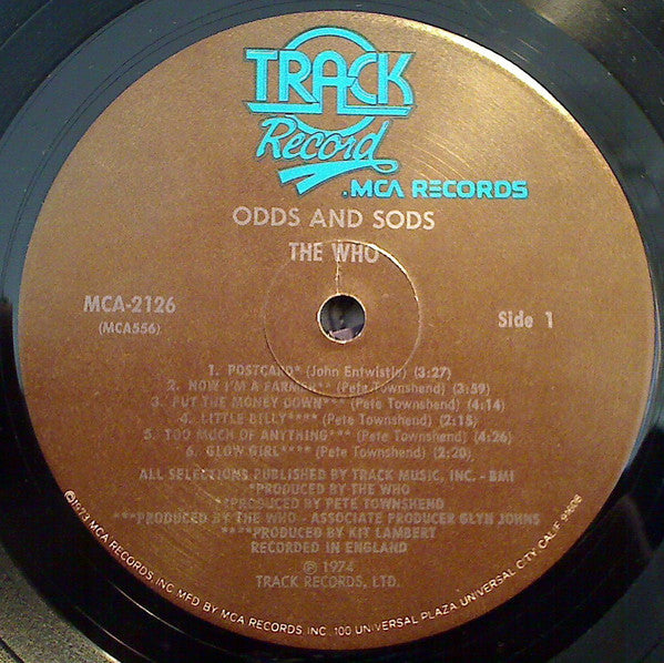 Who, The : Odds & Sods (LP,Compilation)