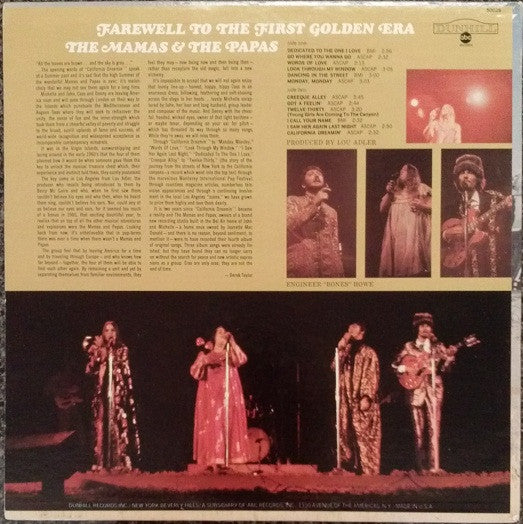 Mamas & The Papas, The : Farewell To The First Golden Era (LP,Compilation)