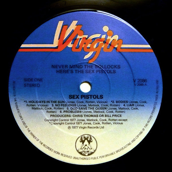 Sex Pistols : Never Mind The Bollocks Here's The Sex Pistols (LP,Album,Stereo)