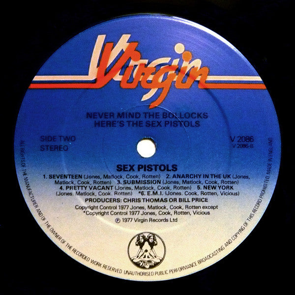 Sex Pistols : Never Mind The Bollocks Here's The Sex Pistols (LP,Album,Stereo)