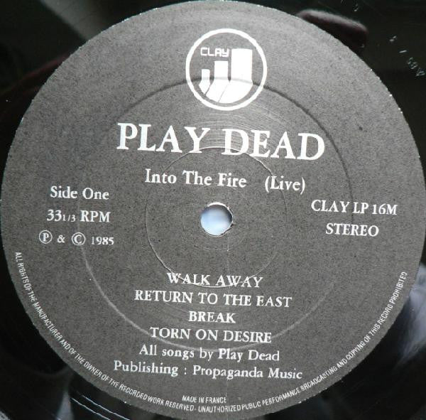 Play Dead (2) : Into The Fire ~ Live ~ (LP,Stereo)