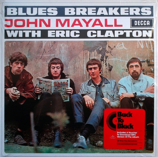 John Mayall With Eric Clapton : Blues Breakers (LP,Album,Limited Edition,Reissue,Remastered)