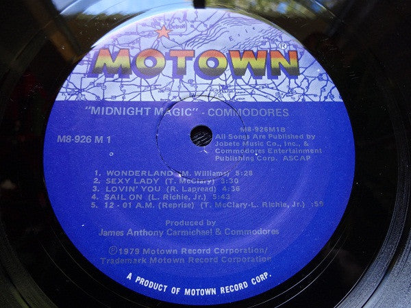 Commodores : Midnight Magic (LP,Album,Stereo)
