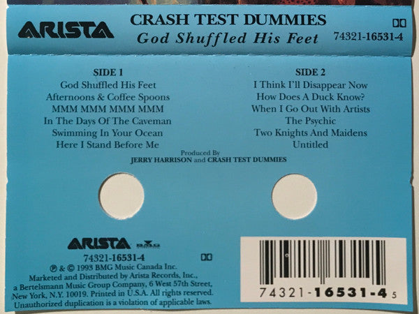 Crash Test Dummies : God Shuffled His Feet (Album)