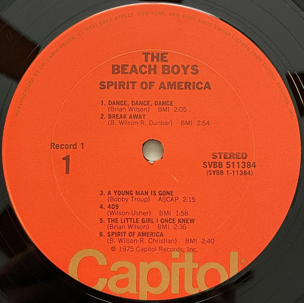 Beach Boys, The : Spirit Of America (LP,Compilation,Club Edition,Stereo)