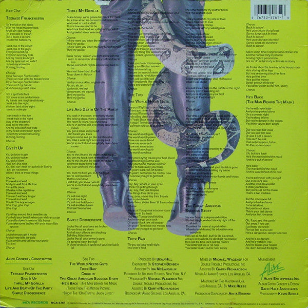 Alice Cooper (2) : Constrictor (LP,Album)