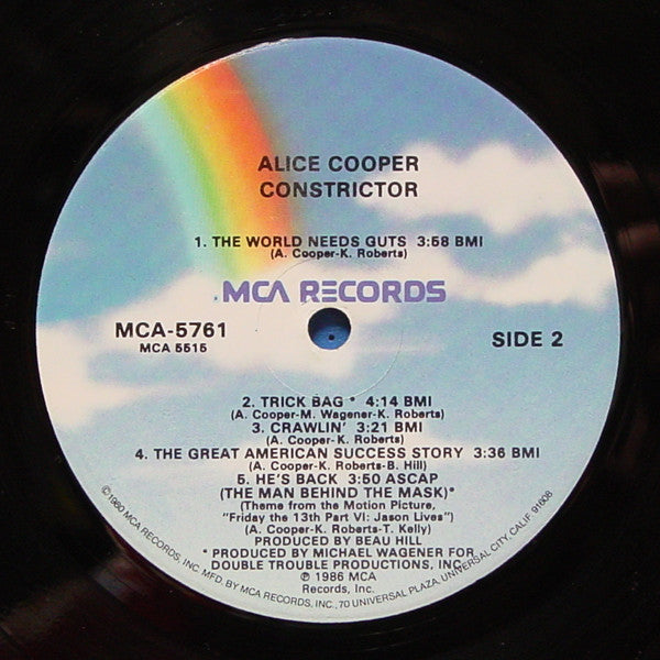 Alice Cooper (2) : Constrictor (LP,Album)