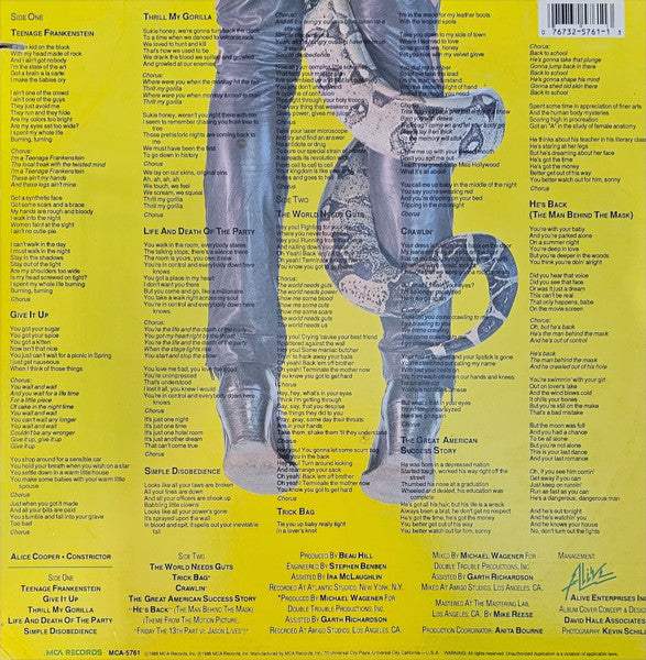Alice Cooper (2) : Constrictor (LP,Album)