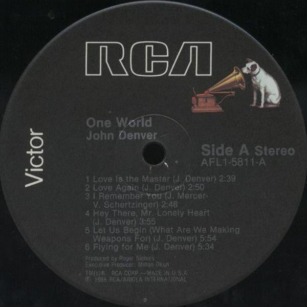 John Denver : One World (LP,Album)