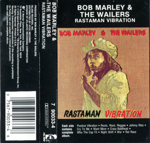 Bob Marley & The Wailers : Rastaman Vibration (Album,Reissue)