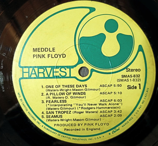Pink Floyd : Meddle (LP,Album)