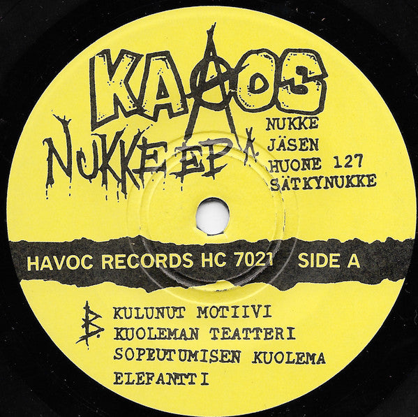 Kaaos : Nukke-EP (7",33 ⅓ RPM,EP,Reissue)